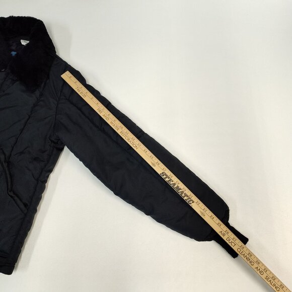 RefrigiWear Insulated Bomber Jacket Full Zip Ribbed Cuffs & Waist Men Small USA - Picture 13 of 13